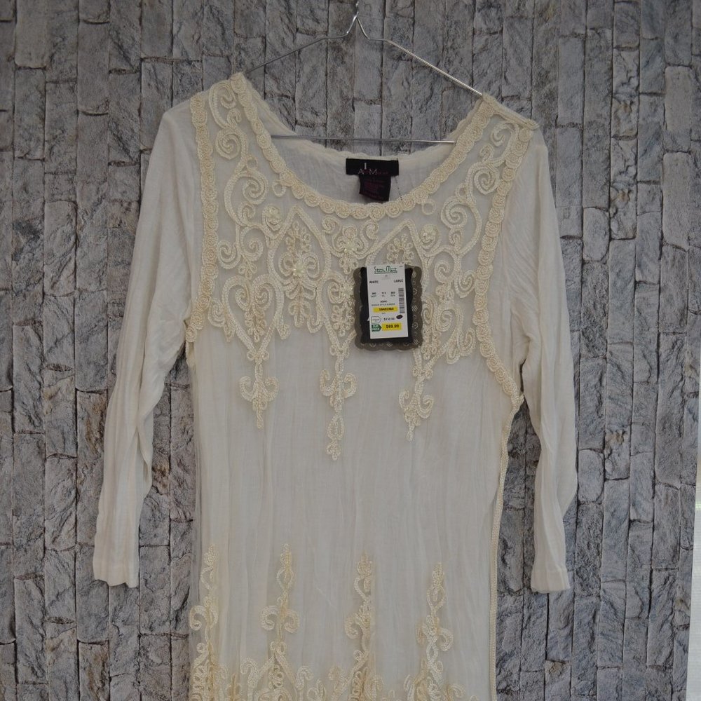 Alberto Makali Off White Wedding/Bridal Shower Dre